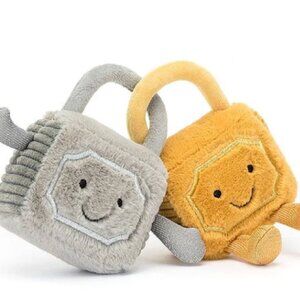 NWT Jellycat RETIRED Amuseables Love Locks New With Tag 100% Authentic